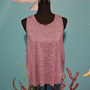 Athleta Heathered Purple Tank Top